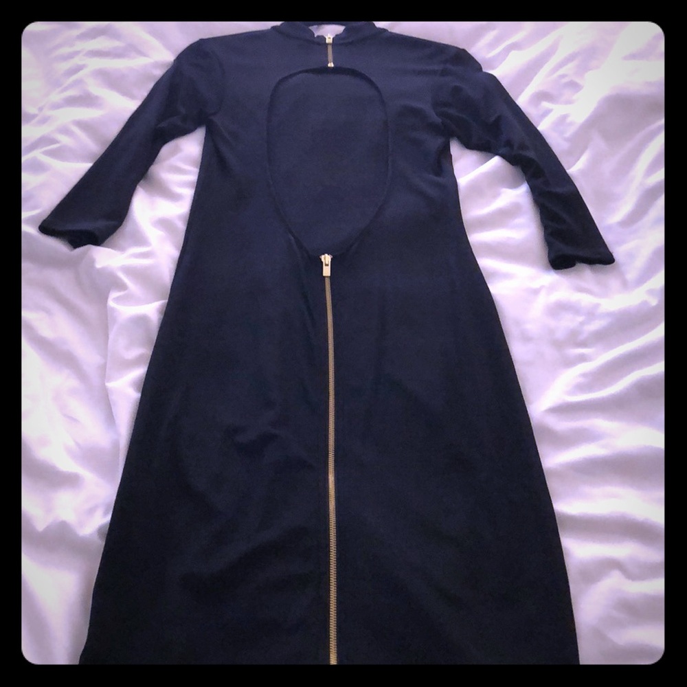 **SOLD** Express open back dress M